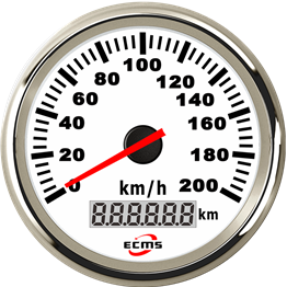 ECC-Speedometer 200km/h