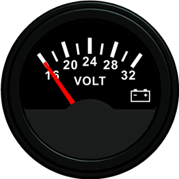 ECCS-Voltmeter 24V