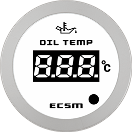 ECT-Digital oil temperature gauge (with high temperature alarm light)