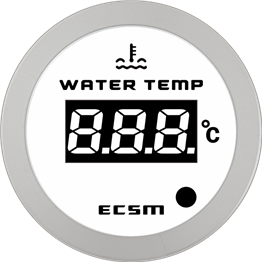 ECT-Digital water temperature gauge (with high temperature alarm light)