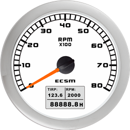 ECT-Tachometer 8000RPM