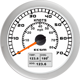 ECT-70Knots GPS速度表