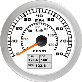 ECT-GPS speedometer 80MPH