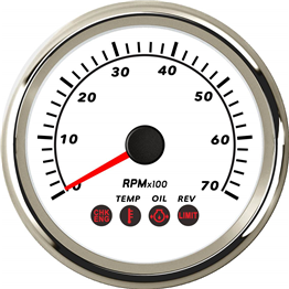 ECPC/ECPS-Tachometer 7000RPM(with 4 alarm light)