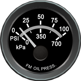 定制产品-油压表100PSI